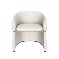 Sedia Bosca con struttura in ciniglia beige
