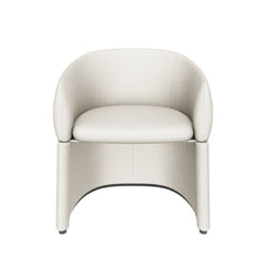 Sedia Bosca con struttura in ciniglia beige