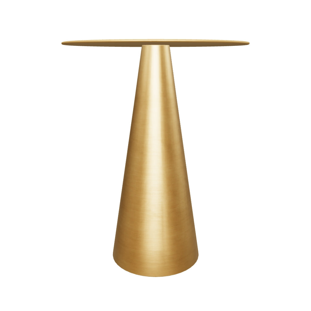 Rhet Beistelltisch aus Metall mit Finish in Gold Ø 39 cm in Gold präsentiert im Onlineshop von KAQTU Design AG. Beistelltisch ist von Kave Home