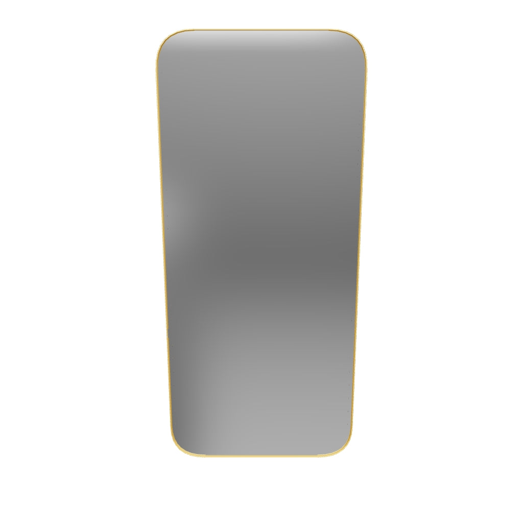 Spiegel Marco mit goldenem Metall, 80 x 180 cm in Gold präsentiert im Onlineshop von KAQTU Design AG. Wandspiegel ist von Kave Home