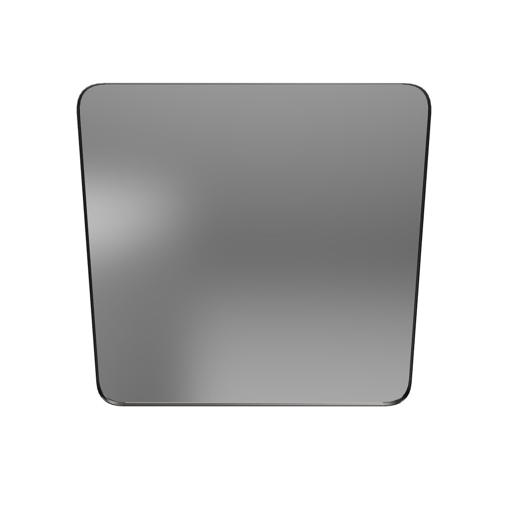 Spiegel Marco mit schwarzem Metall, 60 x 60 cm in Schwarz präsentiert im Onlineshop von KAQTU Design AG. Wandspiegel ist von Kave Home