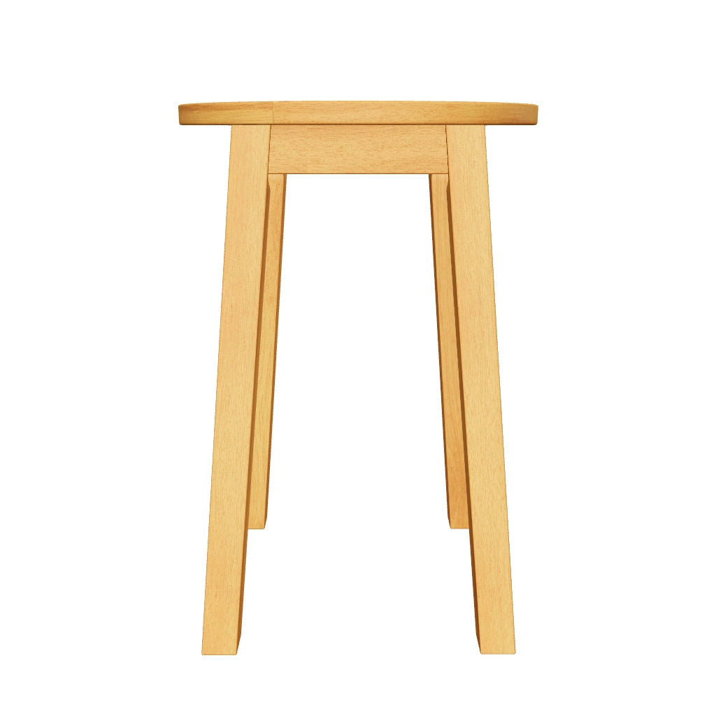 Fußablage Amel aus 100% FSC-zertifiziertem Akazienholz, ideal für den Außenbereich.