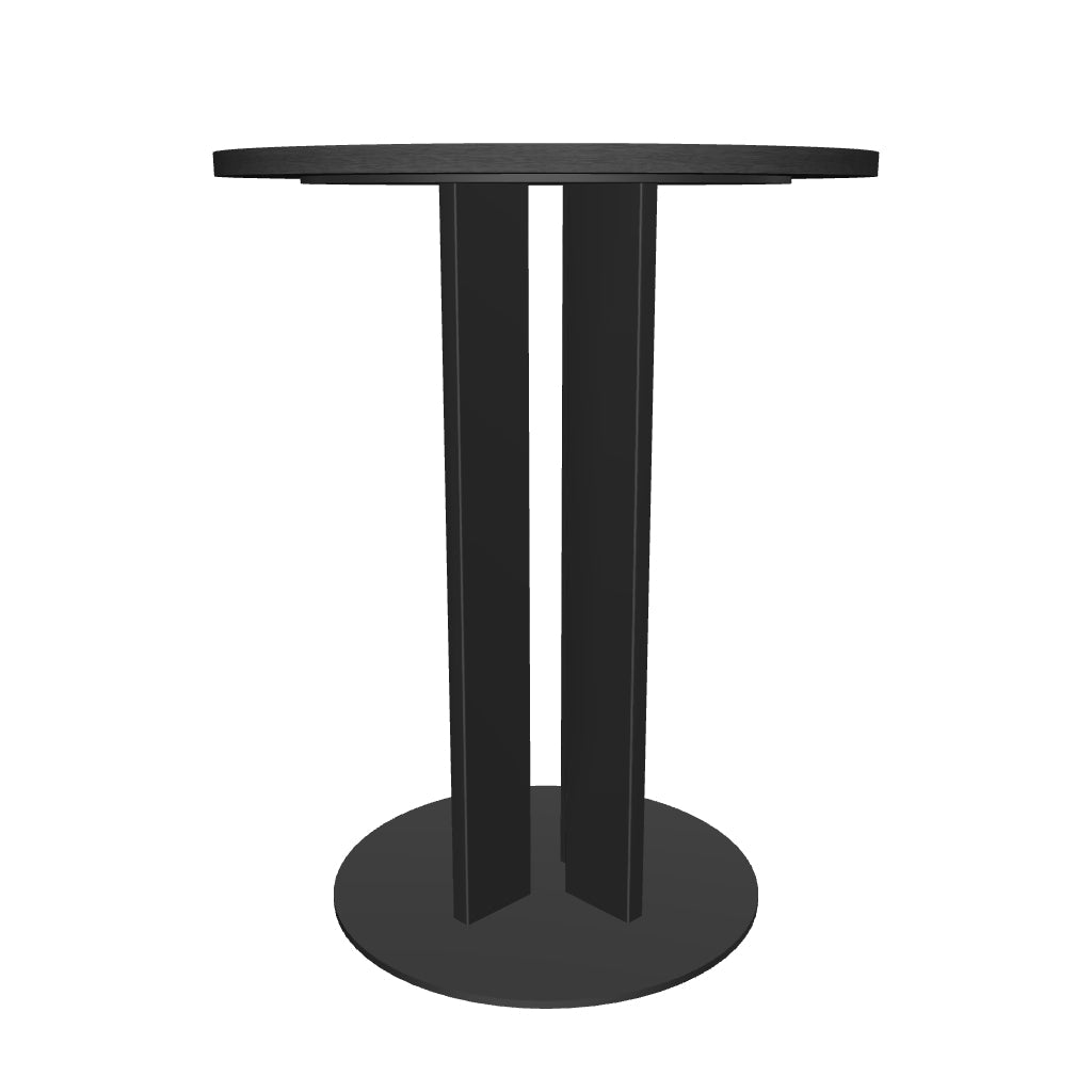 Der Scala Cafétisch Ø60 cm von Normann Copenhagen besticht durch sein elegantes Design mit vier stabilen Säulen und einer runden Tischplatte aus Eichenfurnier, Marmor oder Edelstahl. Ideal für Café, Restaurant oder Zuhause.