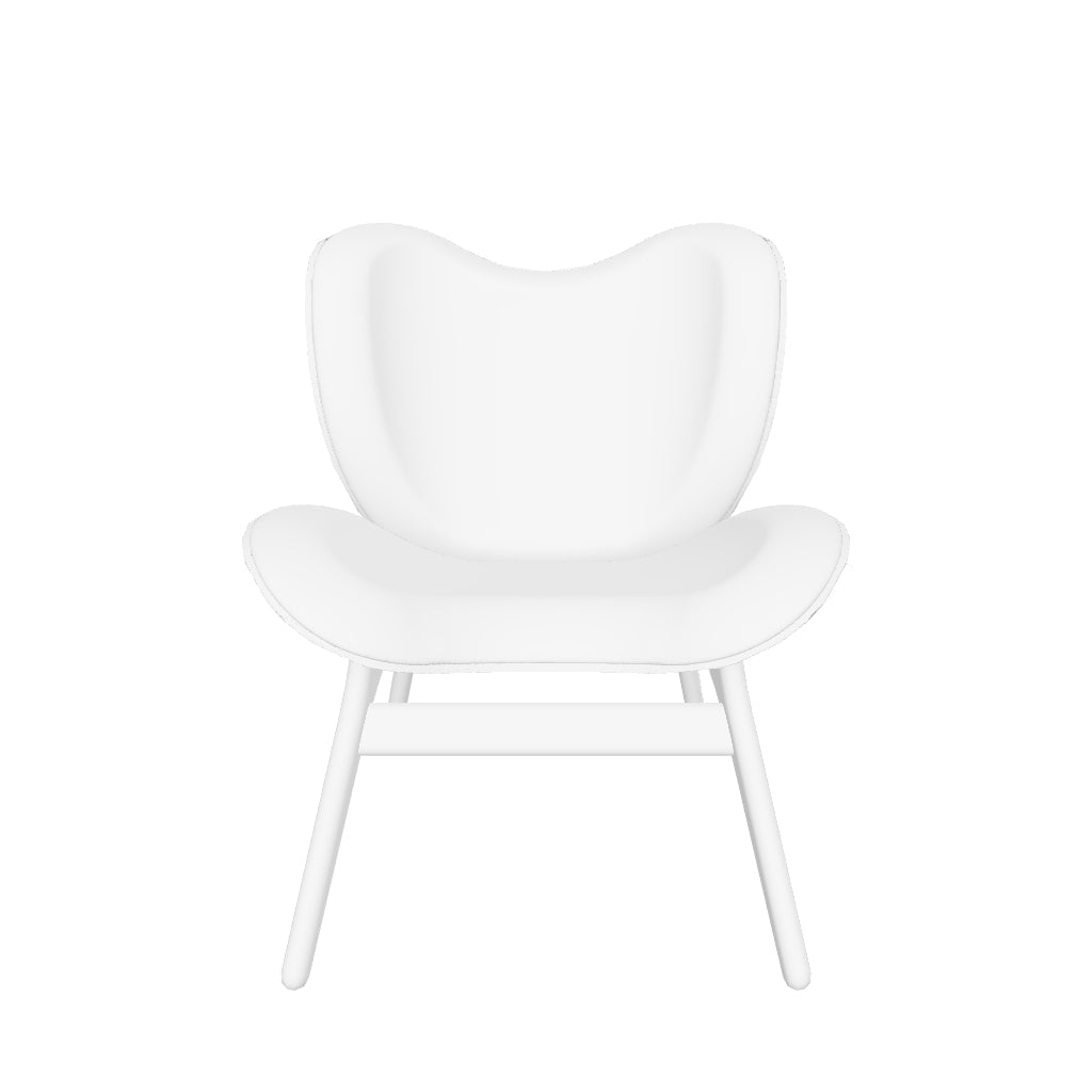 Eleganter Low Sessel A Conversation Piece von Umage in stilvollem Sterling, ideal für gemütliche Stunden und modernes Wohndesign.