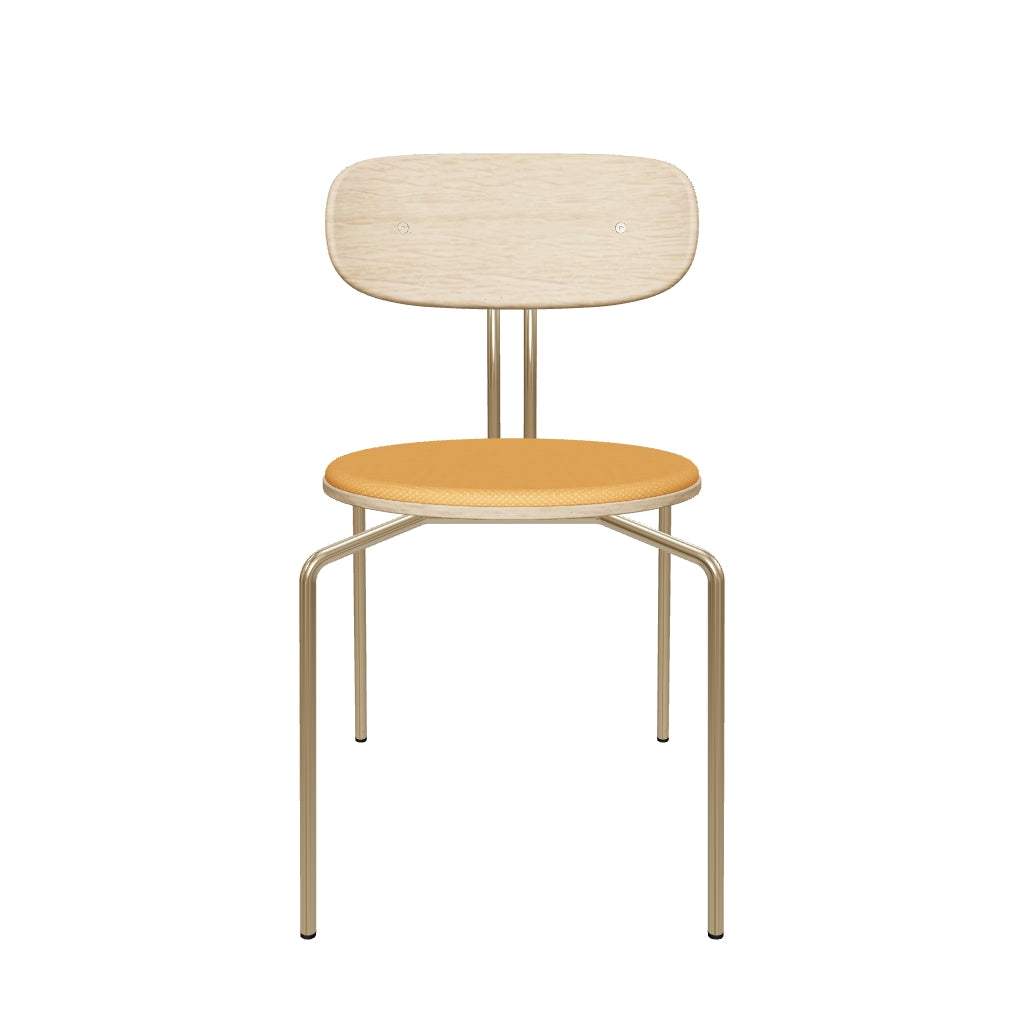 Eleganter gepolsterter Curious Stuhl von Umage, ideal für stilvolle Interiors und gemütliche Entspannungsecken.