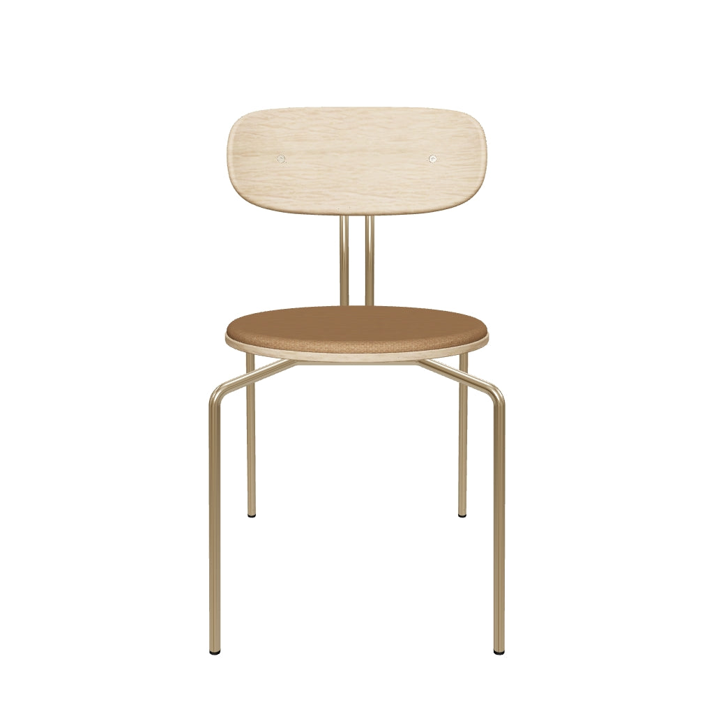 Eleganter gepolsterter Curious Stuhl von Umage, ideal für stilvolle Wohnräume und gemütliche Sitzmöglichkeiten.