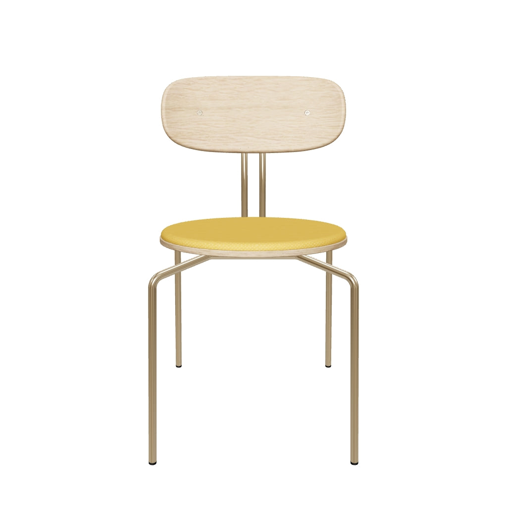 Eleganter gepolsterter Curious Stuhl von Umage, ideal für stilvolle Akzente und Komfort in jedem Raum.