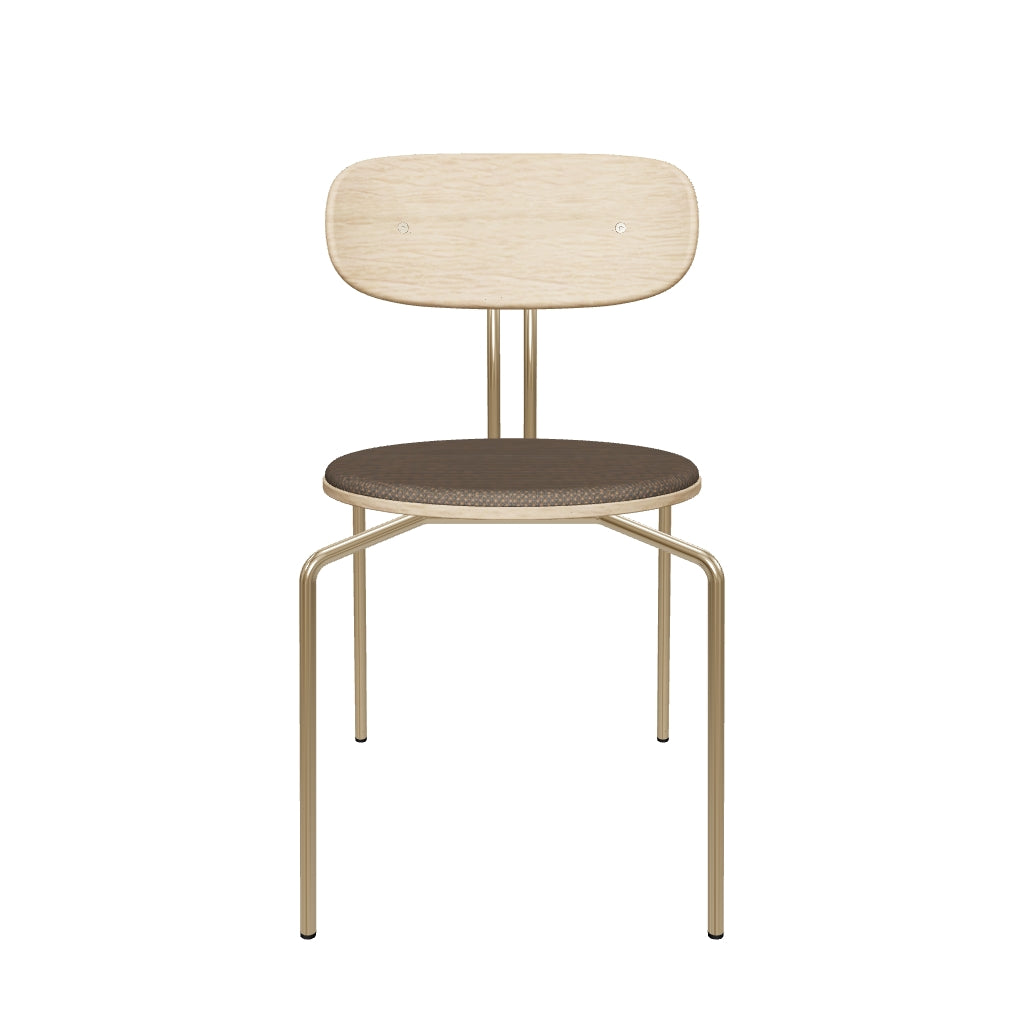 Eleganter gepolsterter Curious Stuhl von Umage, ideal für stilvolle Wohnräume und komfortable Entspannung. Ein Highlight für jedes Interieur.