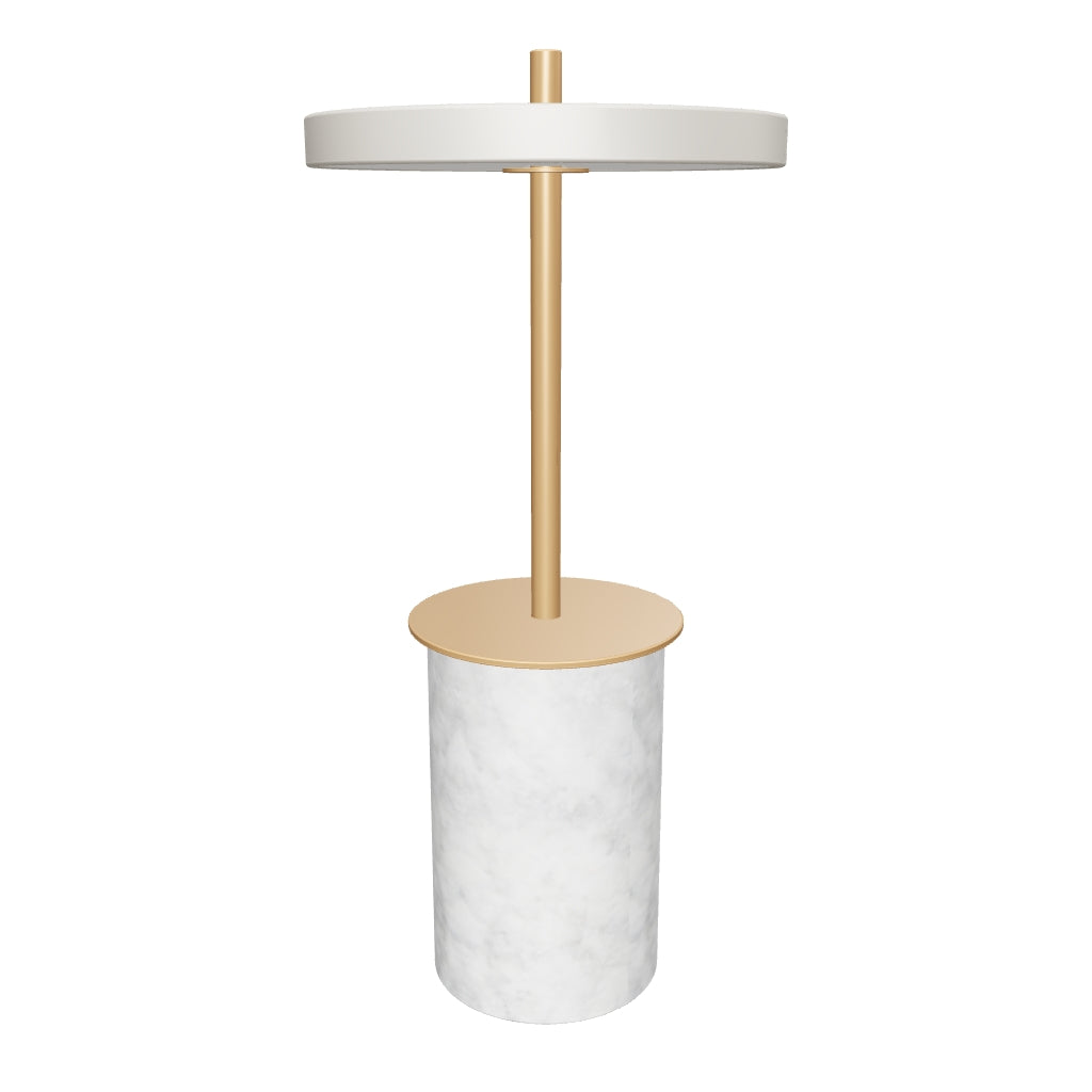 Stilvolle Asteria Move Mini Tischleuchte von Umage, perfekt für kreative Lichtgestaltung und zeitgemäße Wohnräume.