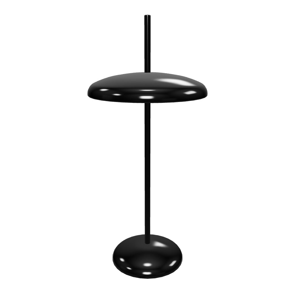 Tragbare Tischlampe Porte aus schwarzem Aluminium in Schwarz präsentiert im Onlineshop von KAQTU Design AG. Tischleuchte ist von Kave Home