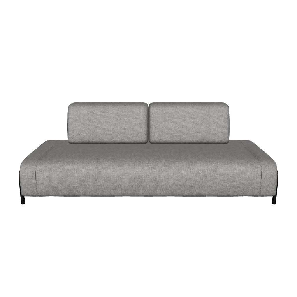 Dunkelgraues 3-Sitzer Modulsofa Compo, 232 cm breit, mit modernem Design und vielseitiger Kombinierbarkeit für stilvolle Wohnräume.