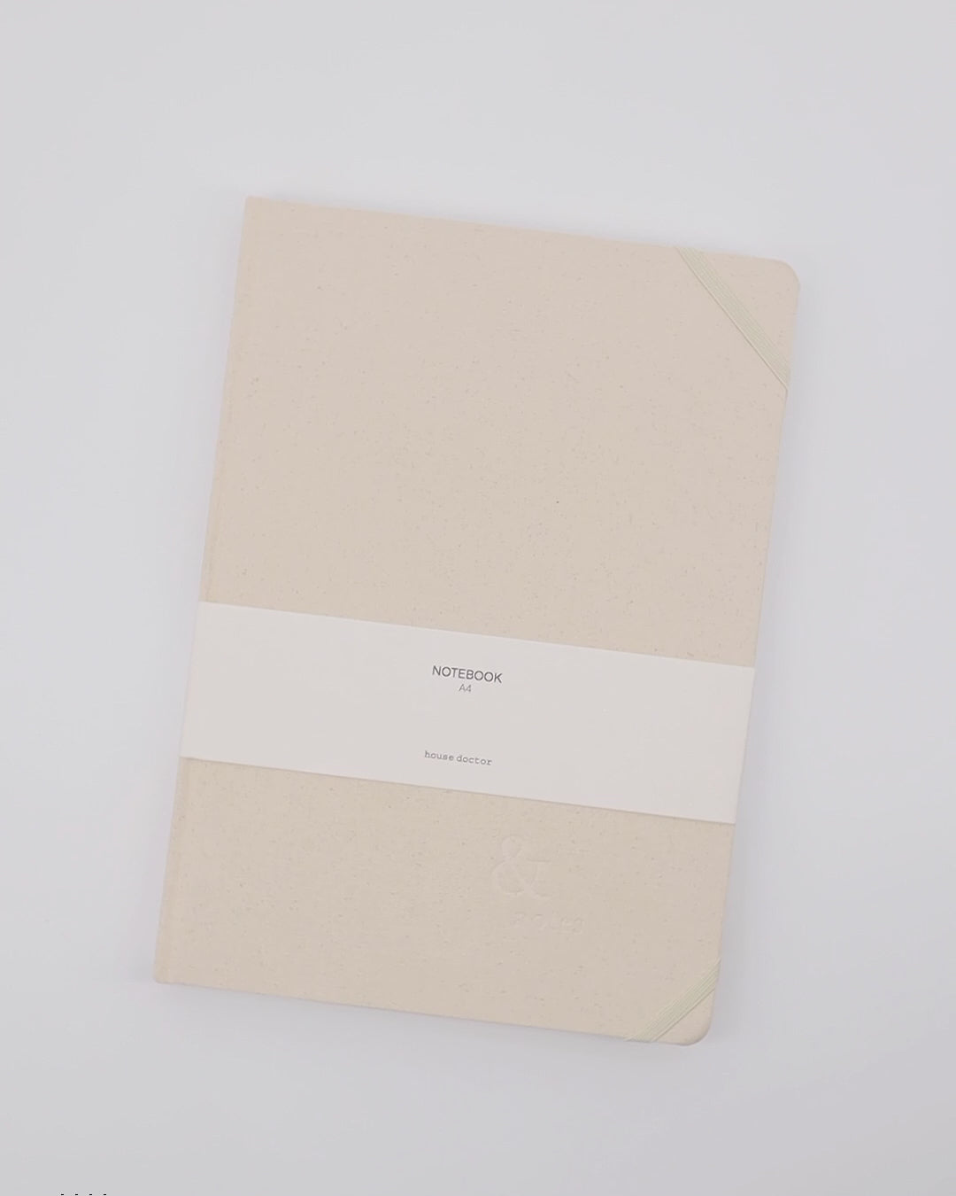 Notizbuch, HDJournal, Beige in Beige präsentiert im Onlineshop von KAQTU Design AG. Büromaterial ist von House Doctor