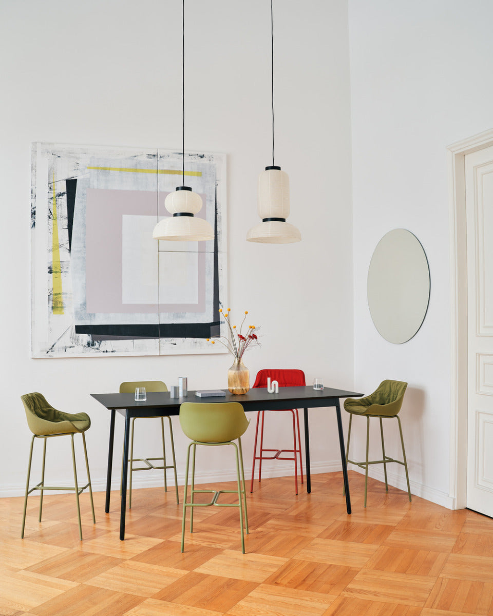 Baltic Soft Duo BL5P23H - Barhocker in Ziegelrot präsentiert im Onlineshop von KAQTU Design AG. Barhocker ist von Mdd