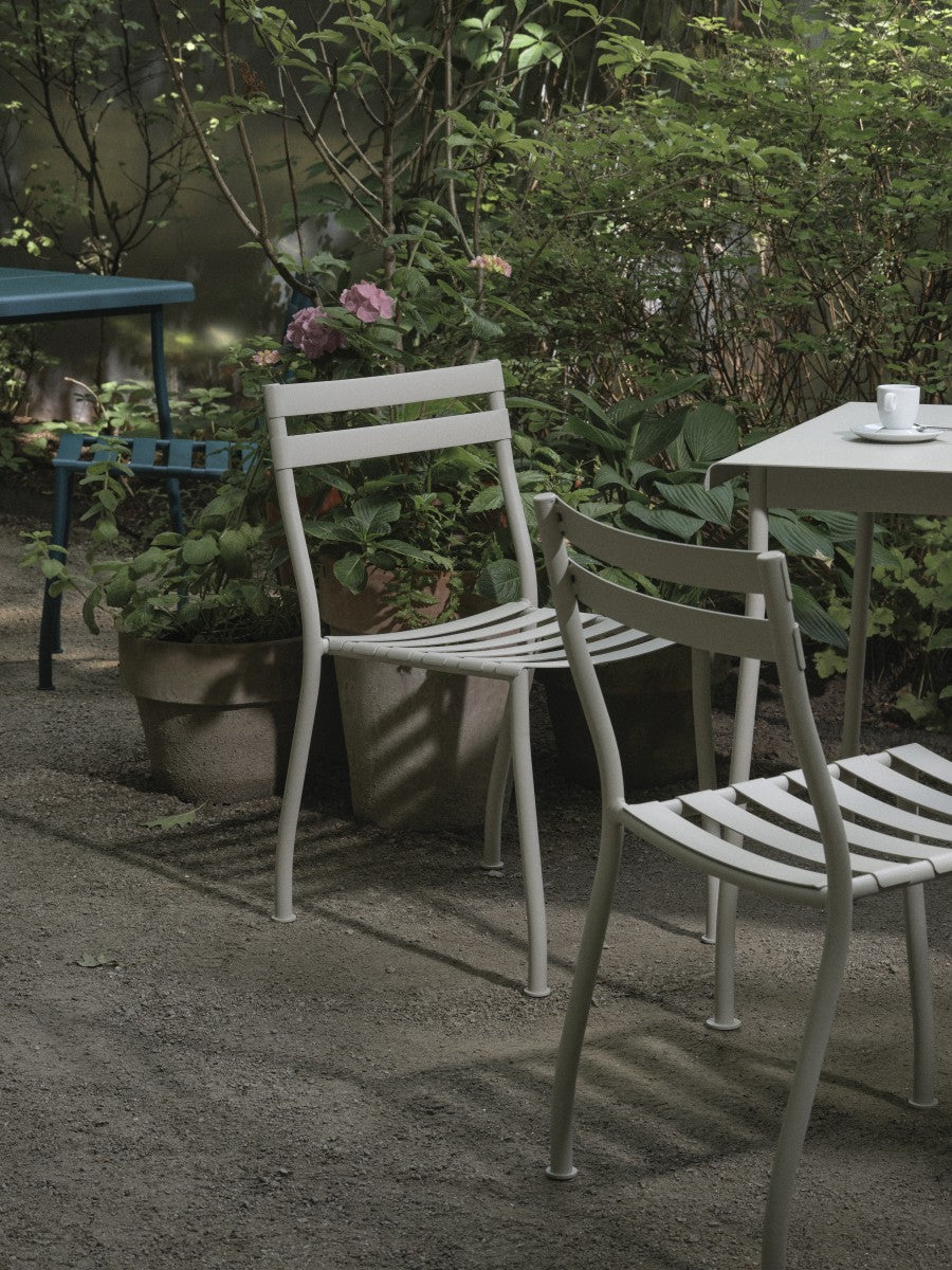 Flaner FLR02 - Stuhl, Set von 2 Stück in Türkis präsentiert im Onlineshop von KAQTU Design AG. Gartenstuhl ist von Mdd