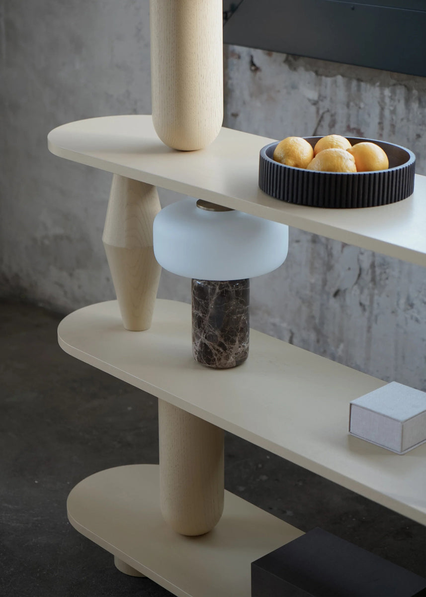 Vazoo VZ1P6 - Regal in Eiche Natur präsentiert im Onlineshop von KAQTU Design AG. Standregal ist von Tamo